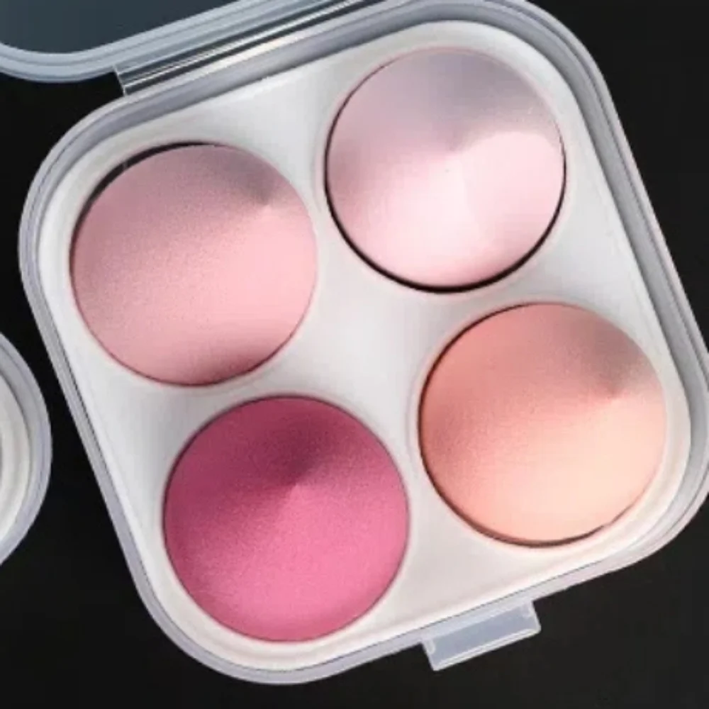 Brand new 4 pc water drop cosmetic Egg, Beauty sponge,sponge puff make u…